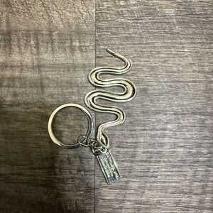 Silver Snake Keychain
